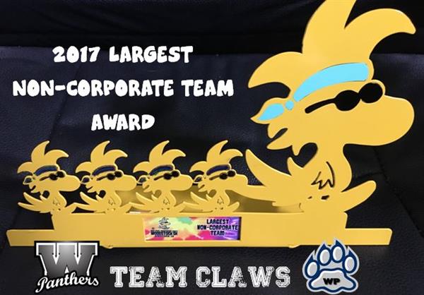 2017 Largest Non-Corporate Team Award